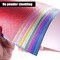 Glitter Cardstock Paper, 36 Sheets Sparkly Paper A4 Premium Craft Cardstock 18 Colors for Card Making Paper Crafting Scrapbook 250GSM